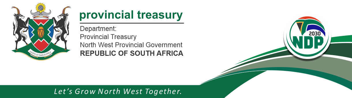North West Department Of Treasury